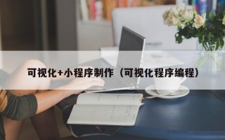进贤可视化+小程序制作（可视化程序编程）